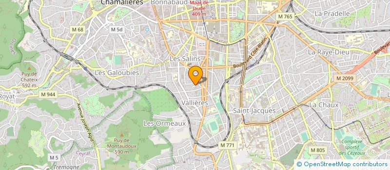 localisation de l'entreprise ASSO LAIQUE POUR DEVELOPPT EMPLOI EN AUV  CLERMONT-FERRAND