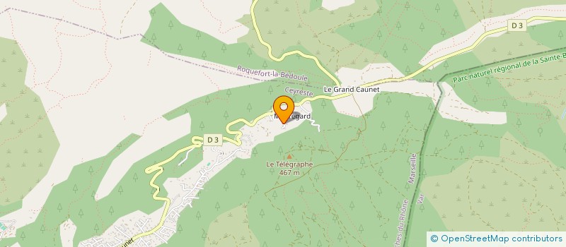 localisation de l'entreprise ASSO LE GRAND CAUNET à CEYRESTE