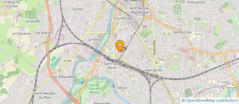localisation de l'entreprise ASSO LE JARDIN D ENFANTS à LE MANS