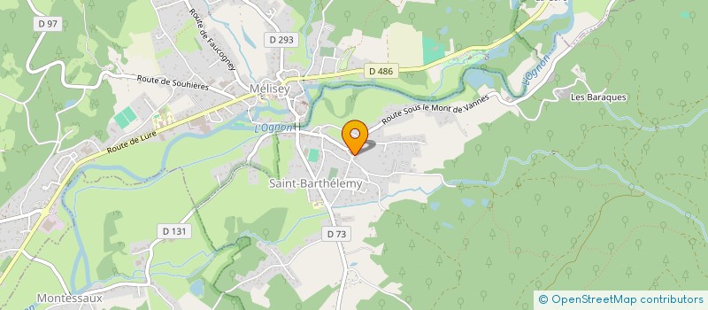 localisation de l'entreprise ASSO LES ANCIENS AFN  TERNUAY-MELAY-ET-SAINT-HILAIRE