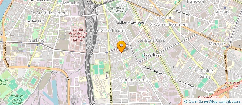 localisation de l'entreprise ASSO LES CAMPANULES à VENISSIEUX