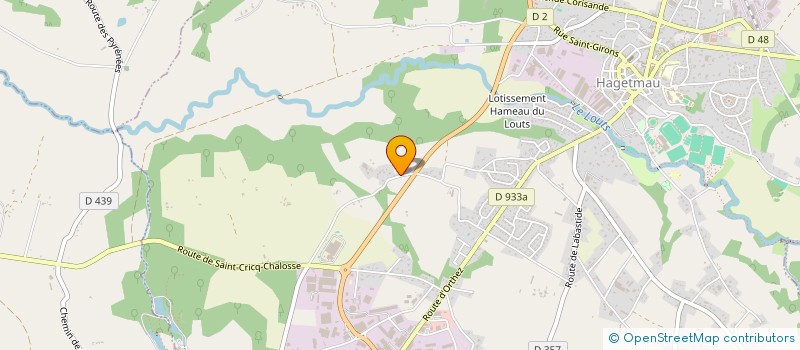 localisation de l'entreprise ASSO LES EDITIONS DE LA CRYPTE  HAGETMAU