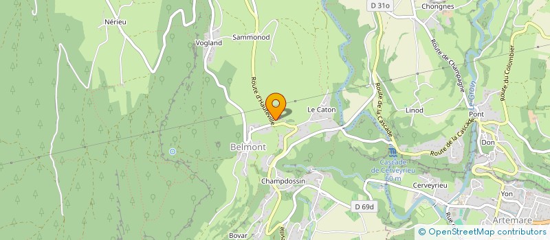 localisation de l'entreprise ASSO LES LOUPIOTS DU VALROMEY à CHAMPAGNE-EN-VALROMEY