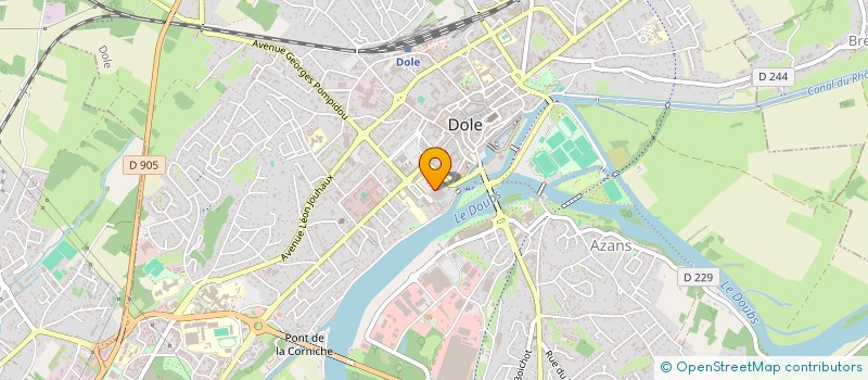 localisation de l'entreprise ASSO LES PETITS POMP VILLE à DOLE