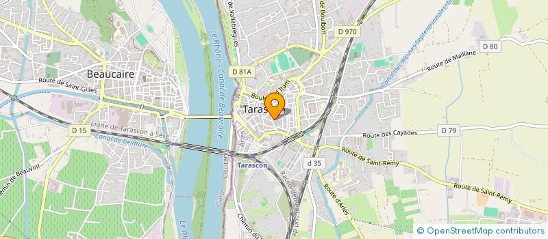 localisation de l'entreprise ASSO LES UNS LES AUTRES à TARASCON