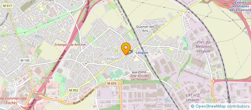 localisation de l'entreprise ASSO LESQ DES ECHA INTERNATION à LESQUIN