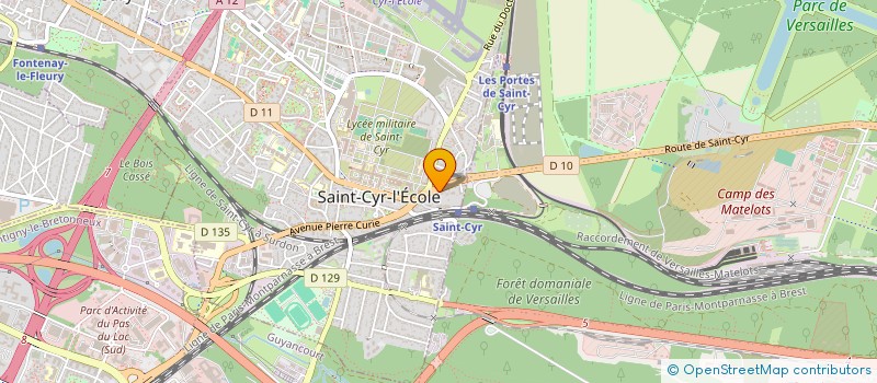 localisation de l'entreprise ASSO'LIDARITE SAINT CYR à SAINT-CYR-L'ECOLE