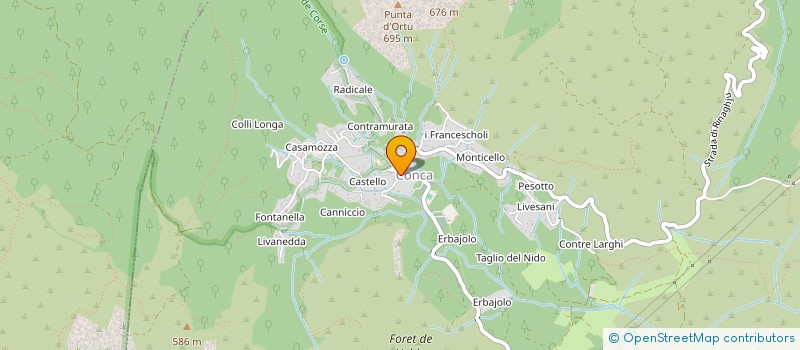 localisation de l'entreprise ASSO LOCALE ADMR I QUATTRU FIUMI à ZONZA