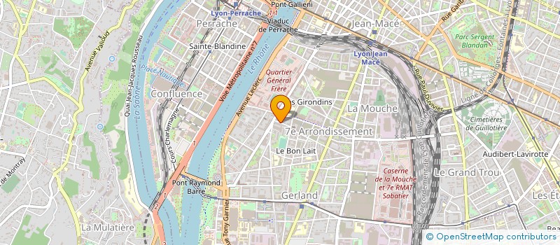 localisation de l'entreprise ASSO LOCAT 11 13 15 RUE PAYANT  LYON