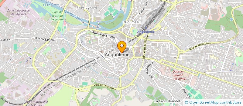 localisation de l'entreprise ASSO LOCATAIRES LA GALERIE MARCHANDE à ANGOULEME