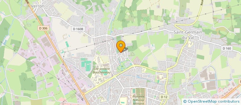 localisation de l'entreprise ASSO LOISIRS FAMILIAUX EVEIL ET CREATION à LA FLECHE