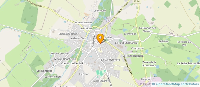 localisation de l'entreprise ASSO LORRICOISE DANSE MODERNE à LORRIS