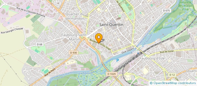 localisation de l'entreprise ASSO LOUBACH à SAINT-QUENTIN