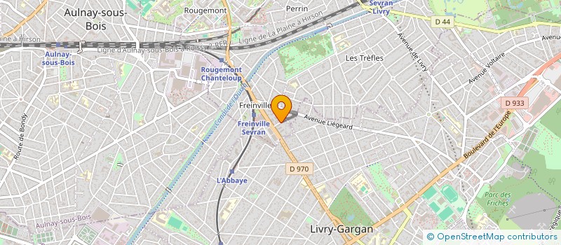 localisation de l'entreprise ASSO  LUMIERE D'ESPERANCE          (ALE)  SEVRAN