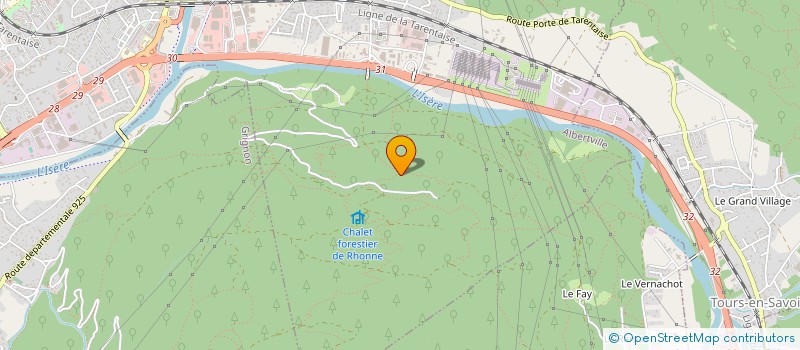 localisation de l'entreprise ASSO MAIRES COMMUNES DU PNV  ALBERTVILLE