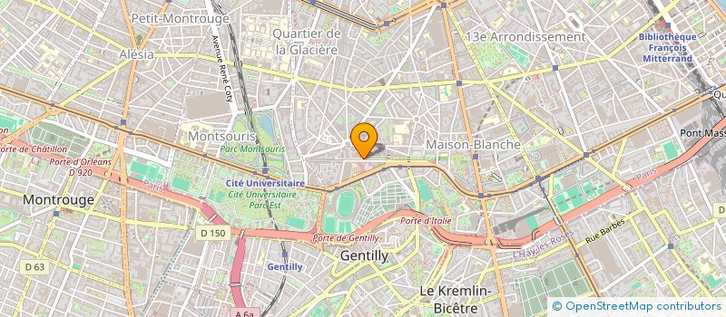 localisation de l'entreprise ASSO MAISON 13 SOLIDAIRE  PARIS