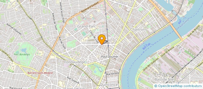 localisation de l'entreprise ASSO MAISON DE RETRAITE LES BUISSONNETS  BORDEAUX