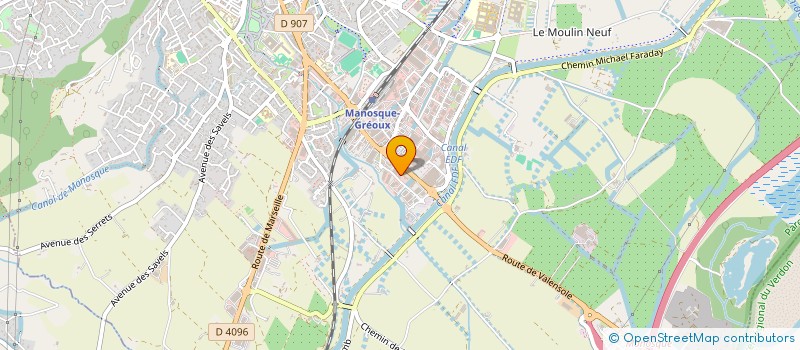 localisation de l'entreprise ASSO MAISON REGIONALE DE L'ELEVAGE à MANOSQUE