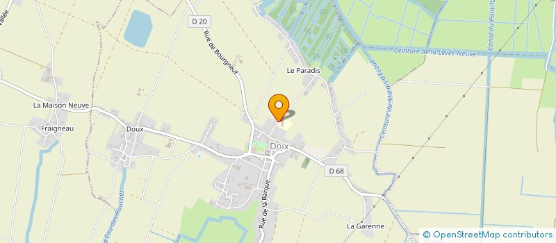 localisation de l'entreprise ASSO MAISON ST LUC à DOIX LES FONTAINES