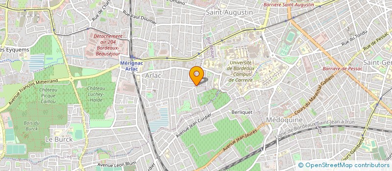 localisation de l'entreprise ASSO MALICES LOISIRS à BORDEAUX