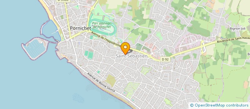 localisation de l'entreprise ASSO MALINS SERVICES  PORNICHET