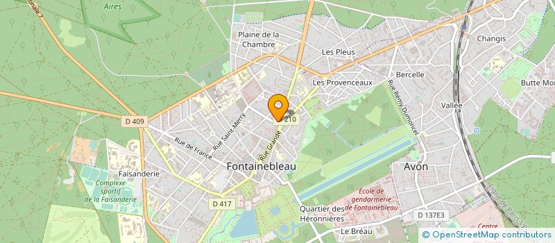 localisation de l'entreprise ASSO MARINS MARINS ANCIENS COMBATTANTS  FONTAINEBLEAU