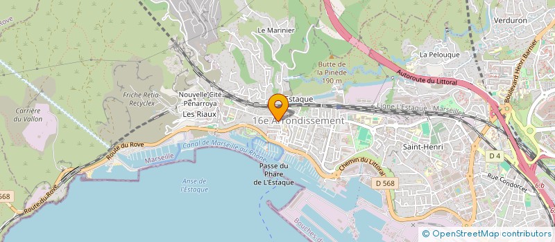 localisation de l'entreprise ASSO MARS LUTTE CONTRE MY à MARSEILLE
