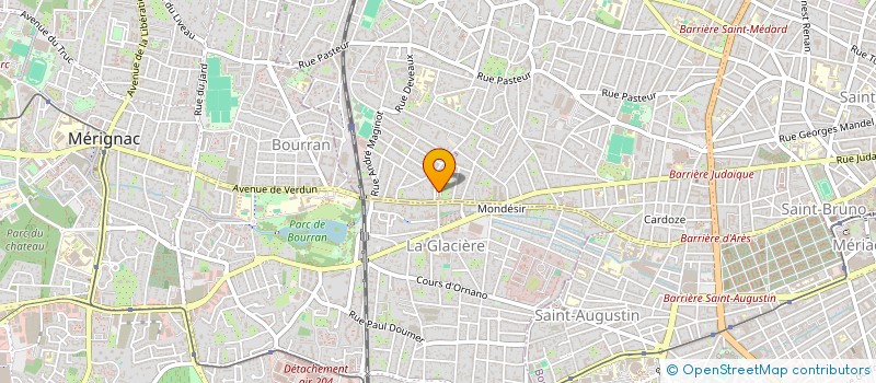 localisation de l'entreprise ASSO MAUREZ FILM PRODUC JEUNES CINEASTES à BORDEAUX