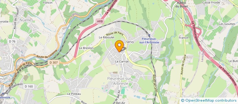 localisation de l'entreprise ASSO MCJ  FLEURIEUX-SUR-L'ARBRESLE
