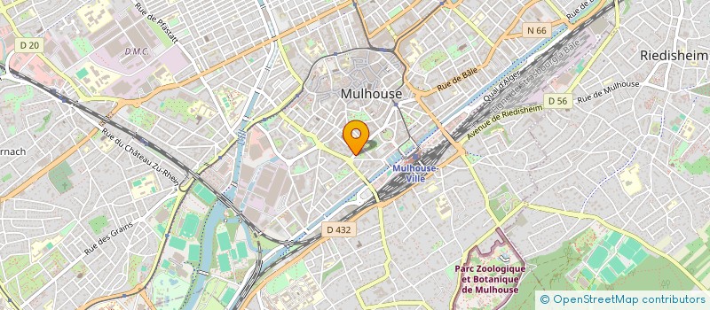 localisation de l'entreprise ASSO MEDECINS MULHOUSE ENVIRON  MULHOUSE