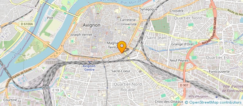 localisation de l'entreprise ASSO MEDIAS PAYS PROVENCE à AVIGNON