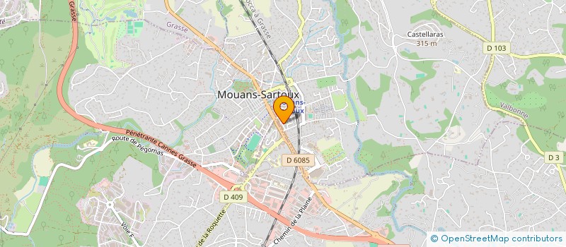 localisation de l'entreprise ASSO MEDITERRANEE AFRIQUE SOLIDARITE à MOUANS-SARTOUX