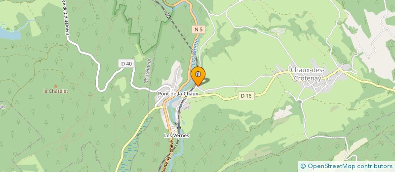 localisation de l'entreprise ASSO MH4  CHAUX-DES-CROTENAY