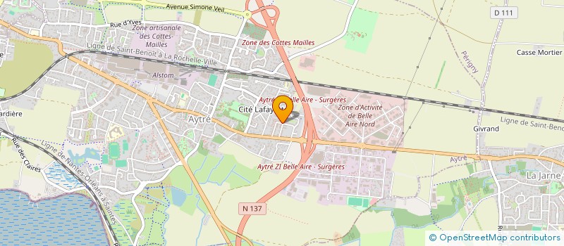 localisation de l'entreprise ASSO MOM (MONUMENT ORIGINEL MAINTENU)  AYTRE