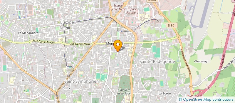 localisation de l'entreprise ASSO MONCONSEIL à TOURS