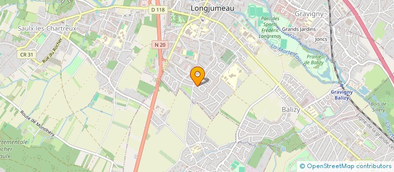 localisation de l'entreprise ASSO MOTOBECANES DE GRAND PRIX à LONGJUMEAU