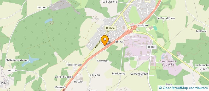 localisation de l'entreprise ASSO MUSIQUE L'IMAGE ET SPECTACLE  LA VRAIE-CROIX