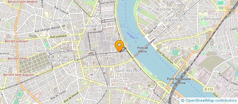 localisation de l'entreprise ASSO NATIO DEVE VIE ASSOCIATIVE  BORDEAUX