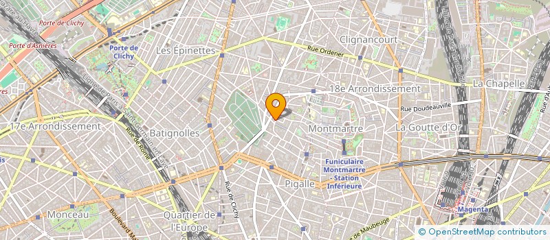 localisation de l'entreprise ASSO NICE à PARIS