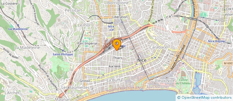 localisation de l'entreprise ASSO NOUVELLE DES RETRAITES DE LA POSTE ET DE FRANCE TELECOM DES ALPES MARITIMES à NICE