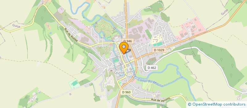 localisation de l'entreprise ASSO OBLET DUMOLARD à GUISE