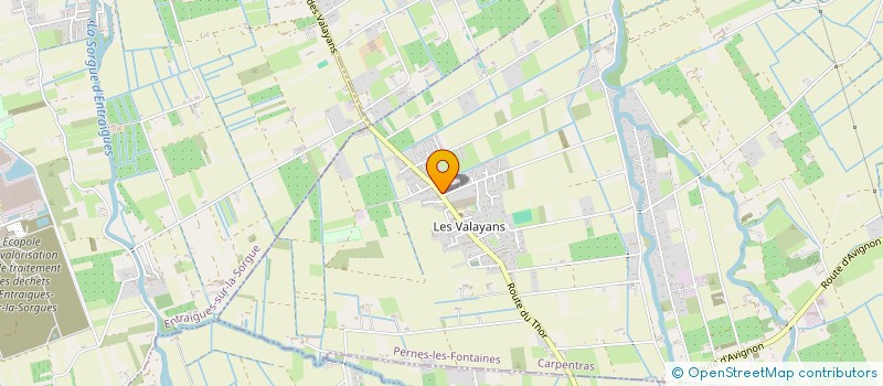 localisation de l'entreprise ASSO OEUVR CATHO COMTAT VENAIS  PERNES-LES-FONTAINES