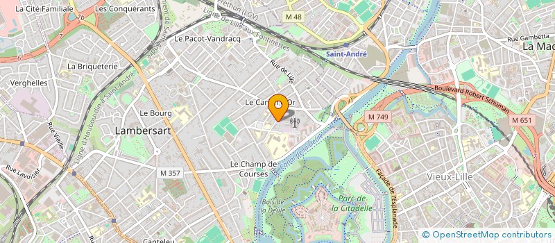 localisation de l'entreprise ASSO ORTF NORD PICARDIE à LAMBERSART