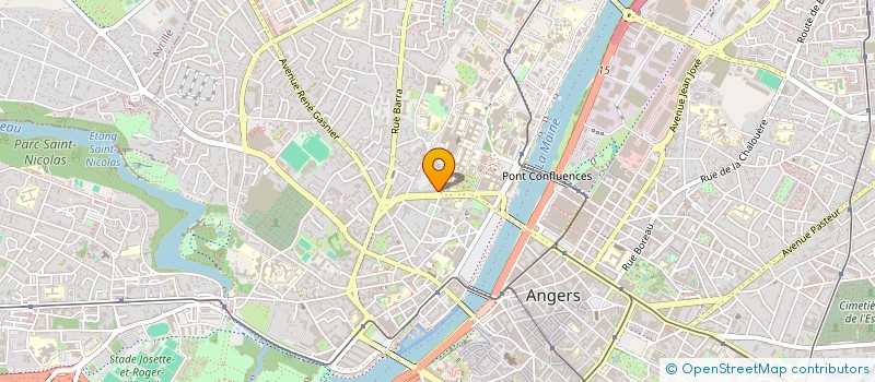 localisation de l'entreprise ASSO P.A.R.A.S.O.L. à ANGERS