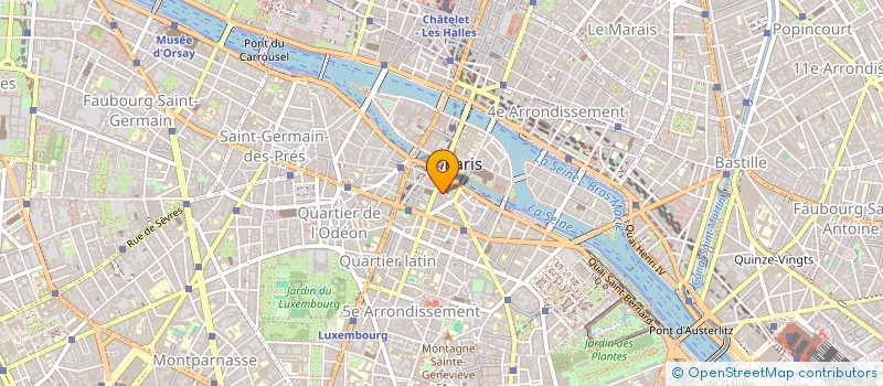 localisation de l'entreprise ASSO PARABOLES POUR LE MONDE  PARIS