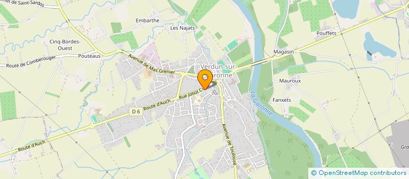 localisation de l'entreprise ASSO PARENT ELEVE ECOLE DE SAINT-SARDOS  SAINT-SARDOS