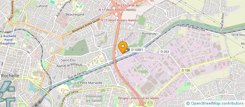 localisation de l'entreprise ASSO PARENTS ELEVES  PERIGNY