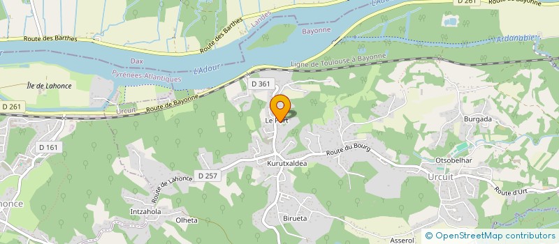 localisation de l'entreprise ASSO PARENTS ELEVES DE MOUGUERRE-PORT à MOUGUERRE