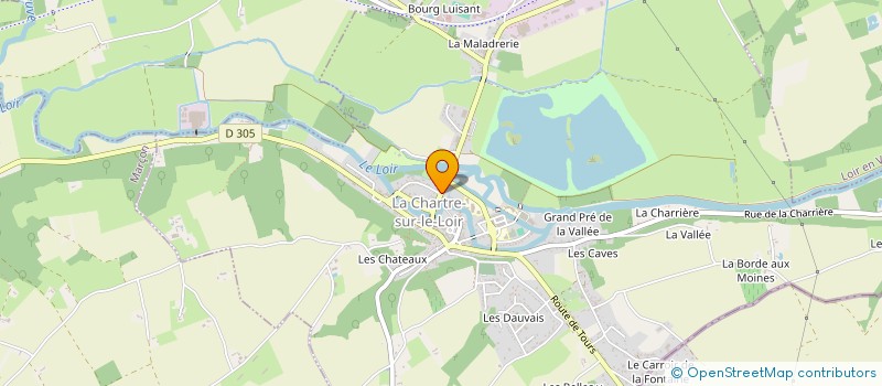 localisation de l'entreprise ASSO PARENTS ELEVES ECOLES PUBLIQUES CHA  LA CHARTRE-SUR-LE-LOIR