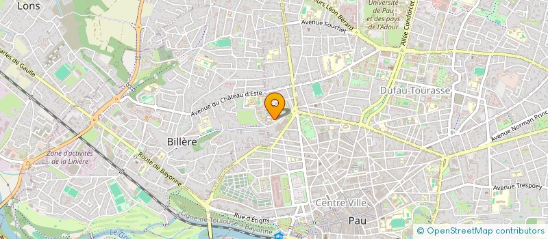 localisation de l'entreprise ASSO PARENTS ELEVES ENSEIGNEMENT LIBRE ENSEMBLE SCOLAIRE ICBF à PAU